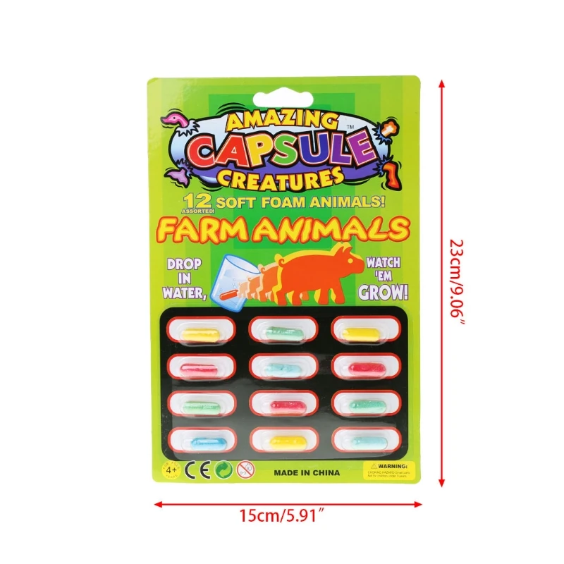 4PCS Magic Grow Capsules Baby Cognition Toys Educational Toy Larger In Water DXAD
4PCS Magic Grow Capsules Baby Cognition Toys Educational Toy Larger In Water DXAD
