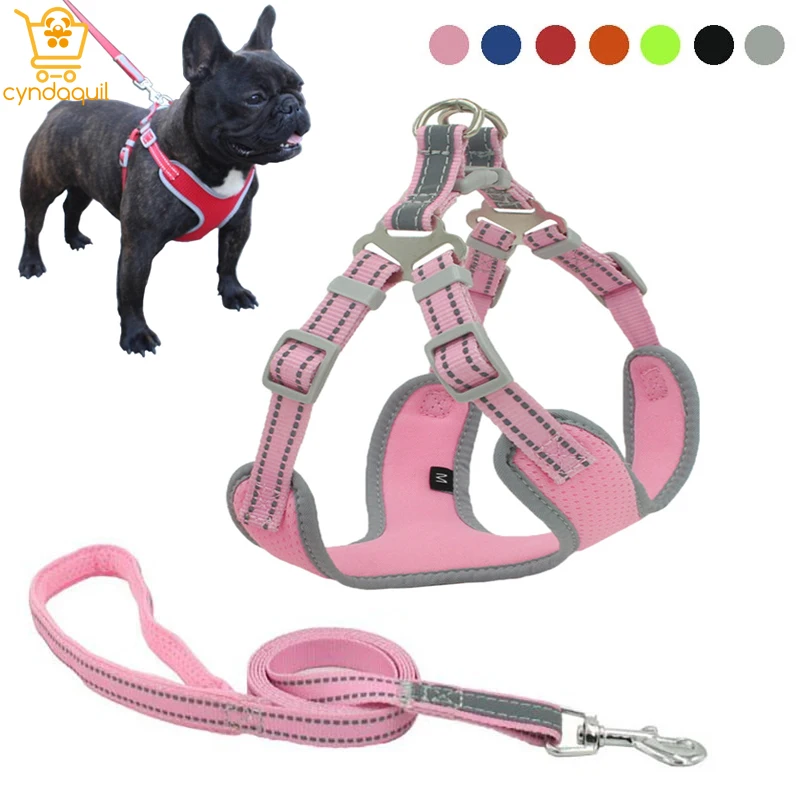 Reflective Dog Harness Vest Collar for Cats Puppy Harness and Small Dog Leash and Collar Set Anti Bark Collars for Dogs Supplies
Reflective Dog Harness Vest Collar for Cats Puppy Harness and Small Dog Leash and Collar Set Anti Bark Collars for Dogs Supplies
