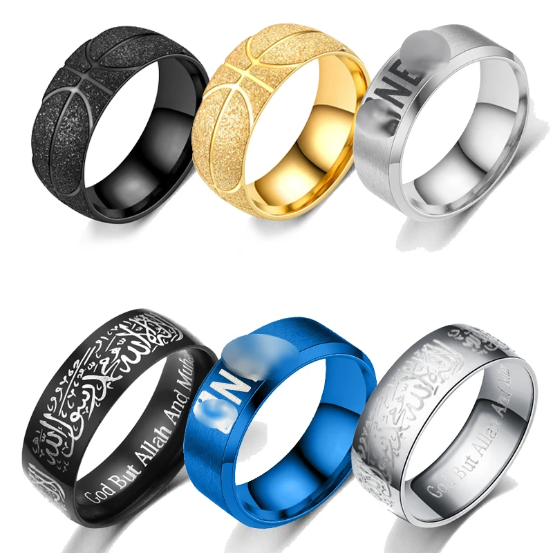 Stainless Steel Basketball Ring For Men Women Personalize Black Gold Scripture Letter Finger Rings Wedding Birthday Body Jewelry
Stainless Steel Basketball Ring For Men Women Personalize Black Gold Scripture Letter Finger Rings Wedding Birthday Body Jewelry