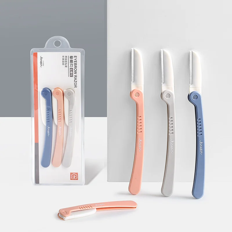 Folding Eyebrow Shaving Knife Women's Eyebrow Shaving Blade Full Set Face Razor Makeup Tools Eyebrow Razor Eye Brow Trimmer
Folding Eyebrow Shaving Knife Women's Eyebrow Shaving Blade Full Set Face Razor Makeup Tools Eyebrow Razor Eye Brow Trimmer