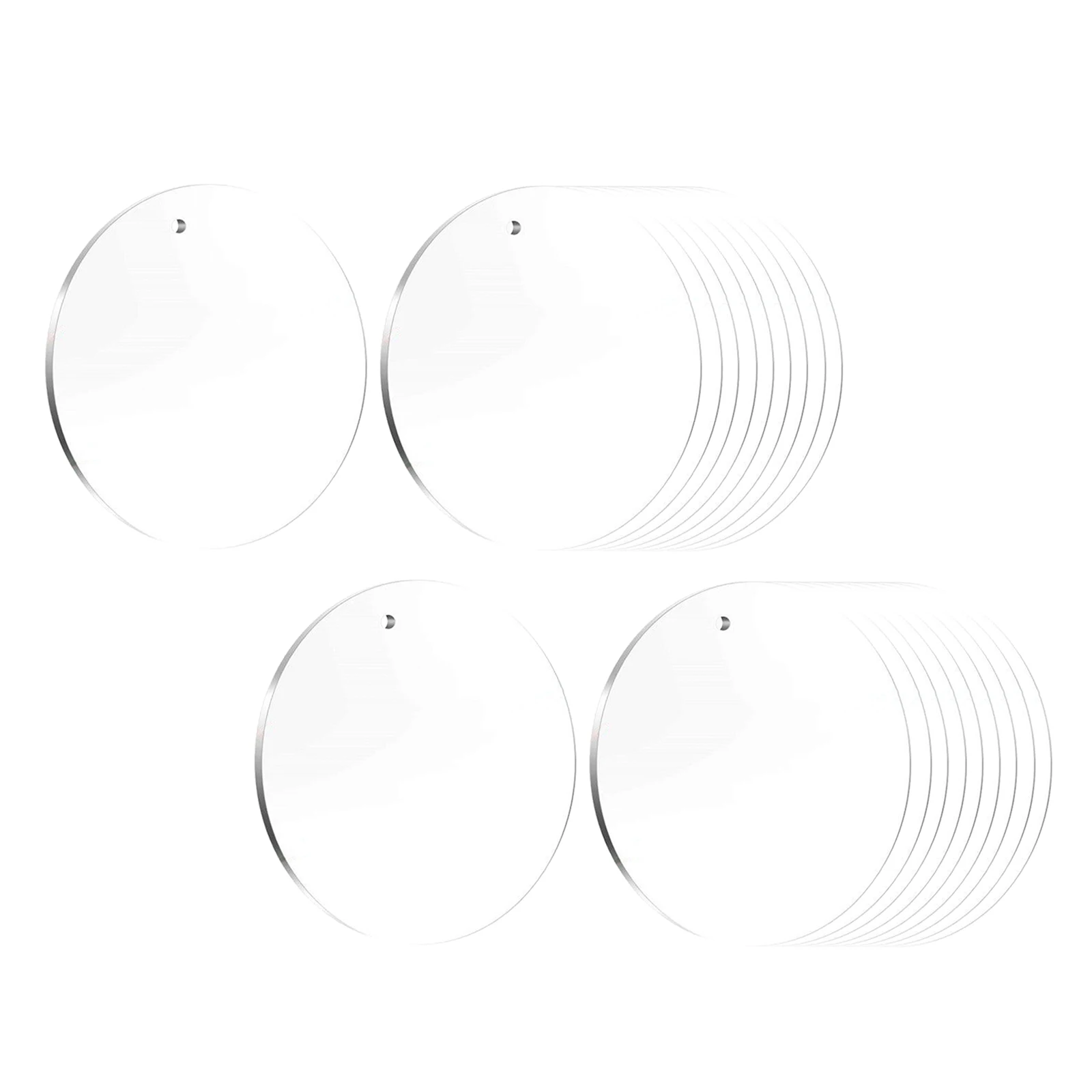 20Pcs Acrylic Transparent Circle Discs Key Chains Clear Round Acrylic Keychain Blanks for Art, DIY Projects and Crafts, 3 Inch
20Pcs Acrylic Transparent Circle Discs Key Chains Clear Round Acrylic Keychain Blanks for Art, DIY Projects and Crafts, 3 Inch