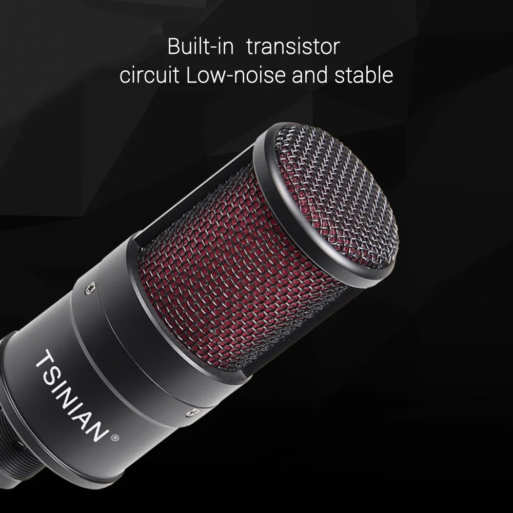 FH-02 Condenser Cardioid Condenser Microphone with Shock Mount for Karaoke & Live Stream for Desktop Computers
FH-02 Condenser Cardioid Condenser Microphone with Shock Mount for Karaoke & Live Stream for Desktop Computers