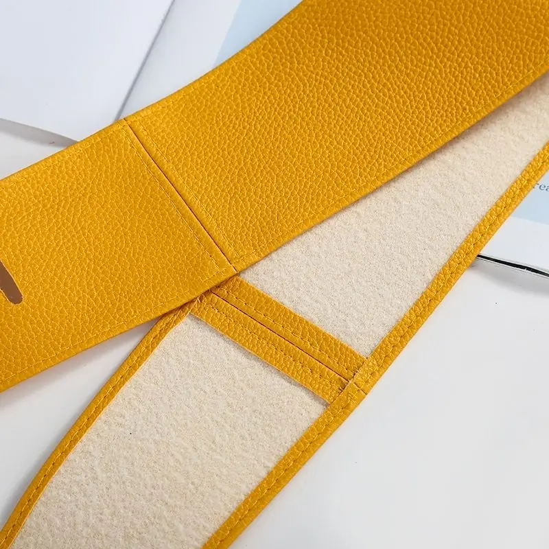 Luxury Fashion New Decorative Wide Belt Belt for Women Soft PU Leather Waistband Self Tie Bow Wrap Around Waist Band
Luxury Fashion New Decorative Wide Belt Belt for Women Soft PU Leather Waistband Self Tie Bow Wrap Around Waist Band