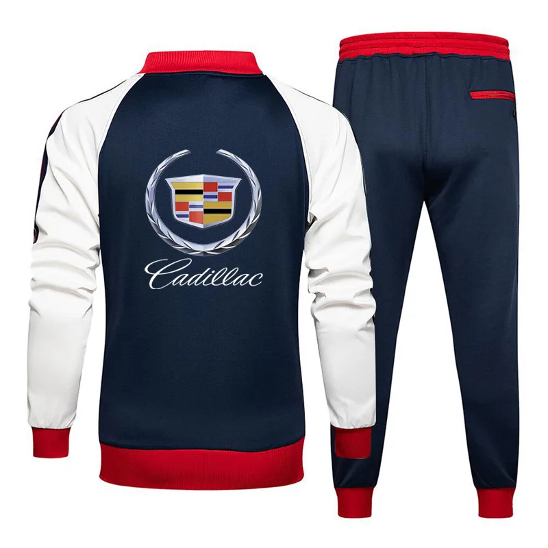 Spring Autumn Men's Zip Jacket Cadillac Car Logo printing Cotton High Quality Casual Men's jacket + sports pants 2-piece set
Spring Autumn Men's Zip Jacket Cadillac Car Logo printing Cotton High Quality Casual Men's jacket + sports pants 2-piece set