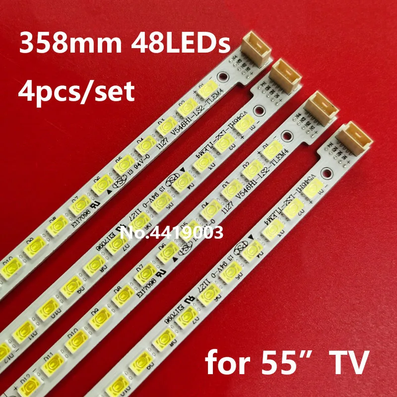 1set=4pcs 358mm 48lamp LED Backlight strip for sky wor th TV light bar 55E70RD 55E65SG 55E65SG V546H1-LS2-TLEM V546H1-LS2
1set=4pcs 358mm 48lamp LED Backlight strip for sky wor th TV light bar 55E70RD 55E65SG 55E65SG V546H1-LS2-TLEM V546H1-LS2