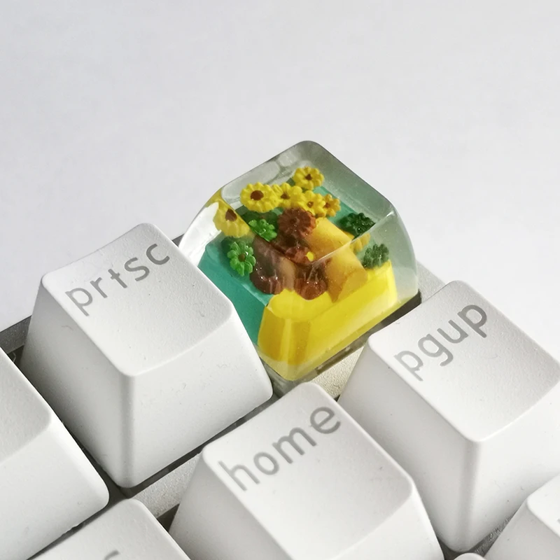 1 piece handmade resin keycap creativity Sunflower Key Cap For mechanical keyboards cap Translucent personality design keycaps
1 piece handmade resin keycap creativity Sunflower Key Cap For mechanical keyboards cap Translucent personality design keycaps