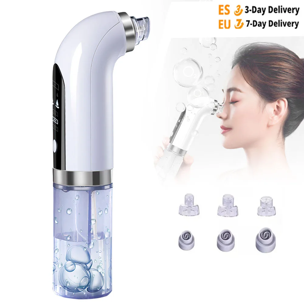 Electric Small Bubble Blackhead Remover USB Rechargeable Water Cycle Pore Acne Pimple Removal Vacuum Suction Facial Cleaner Tool
Electric Small Bubble Blackhead Remover USB Rechargeable Water Cycle Pore Acne Pimple Removal Vacuum Suction Facial Cleaner Tool