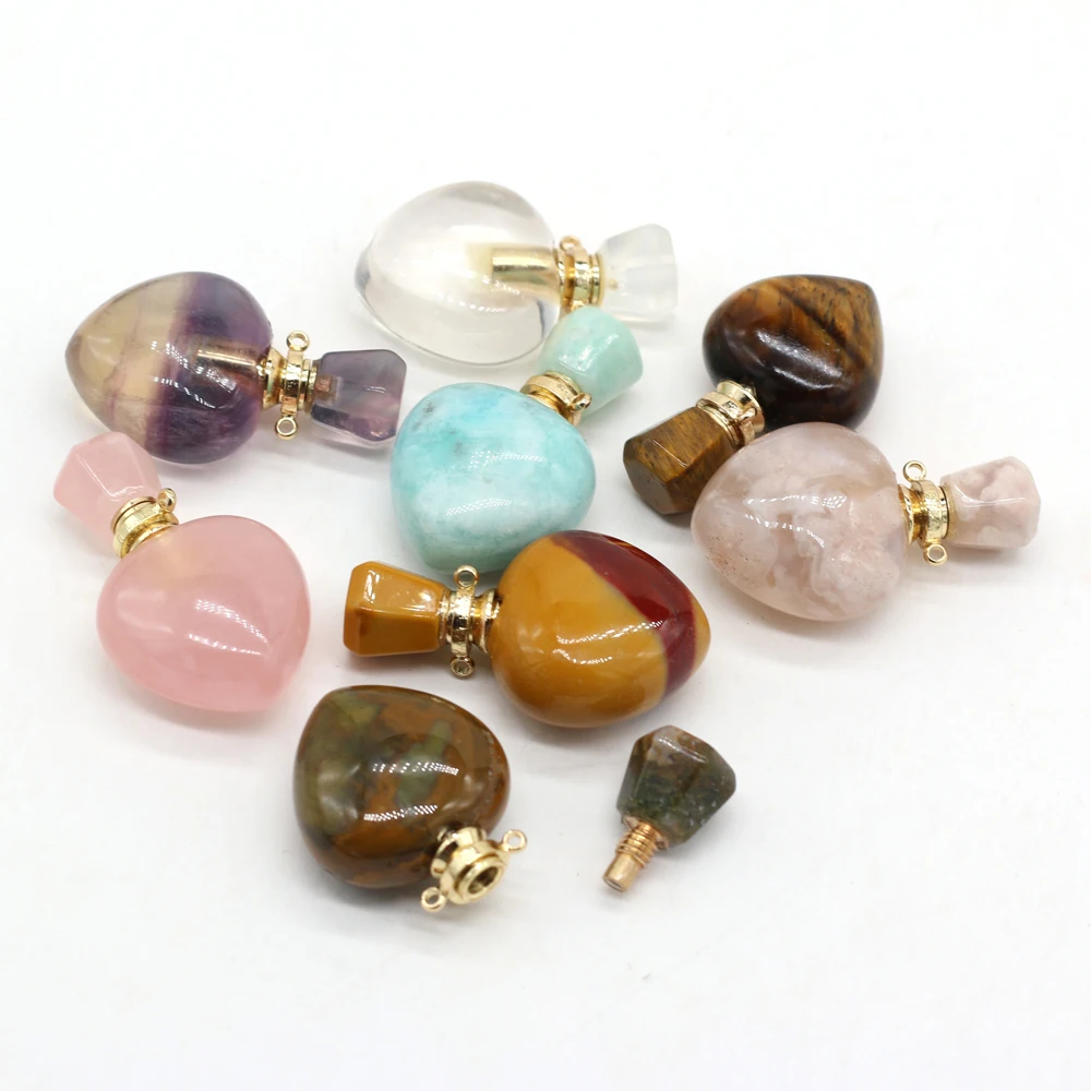 Reiki Heal Heart Shape Perfume Bbottle Pendants Vial Crystal Charms for Pendant Necklace Jewelry Making DIY Party Gifts
Reiki Heal Heart Shape Perfume Bbottle Pendants Vial Crystal Charms for Pendant Necklace Jewelry Making DIY Party Gifts