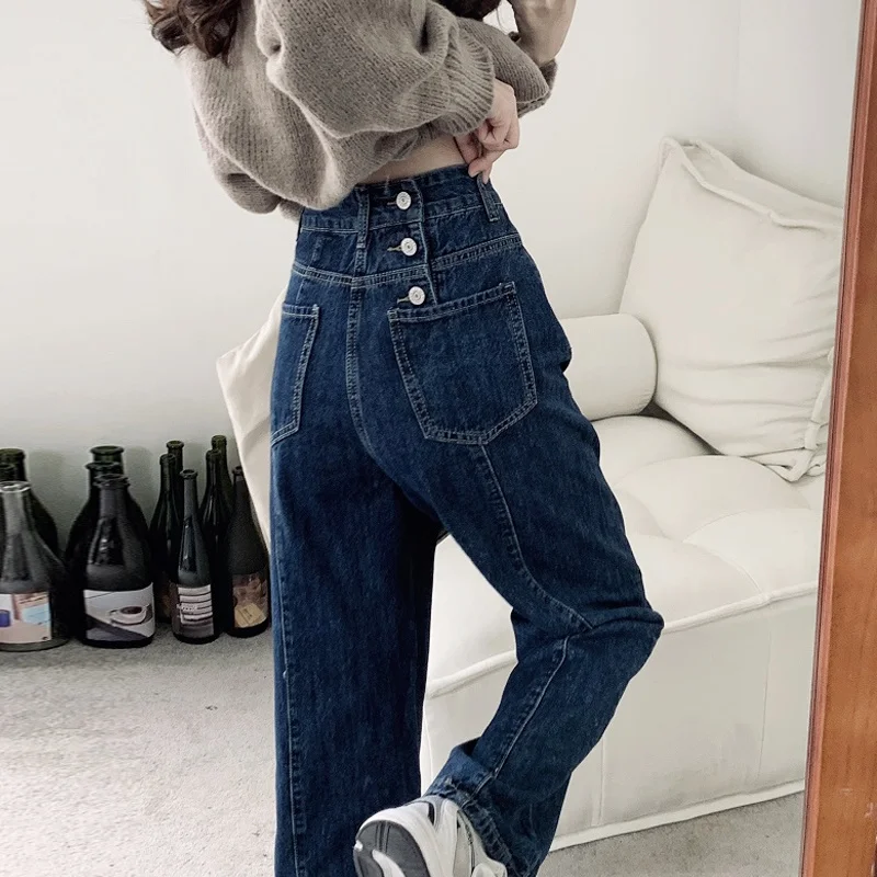 blue jeans women's autumn and winter straight loose 2021 design feeling small tall waist wide leg pants Rac
blue jeans women's autumn and winter straight loose 2021 design feeling small tall waist wide leg pants Rac