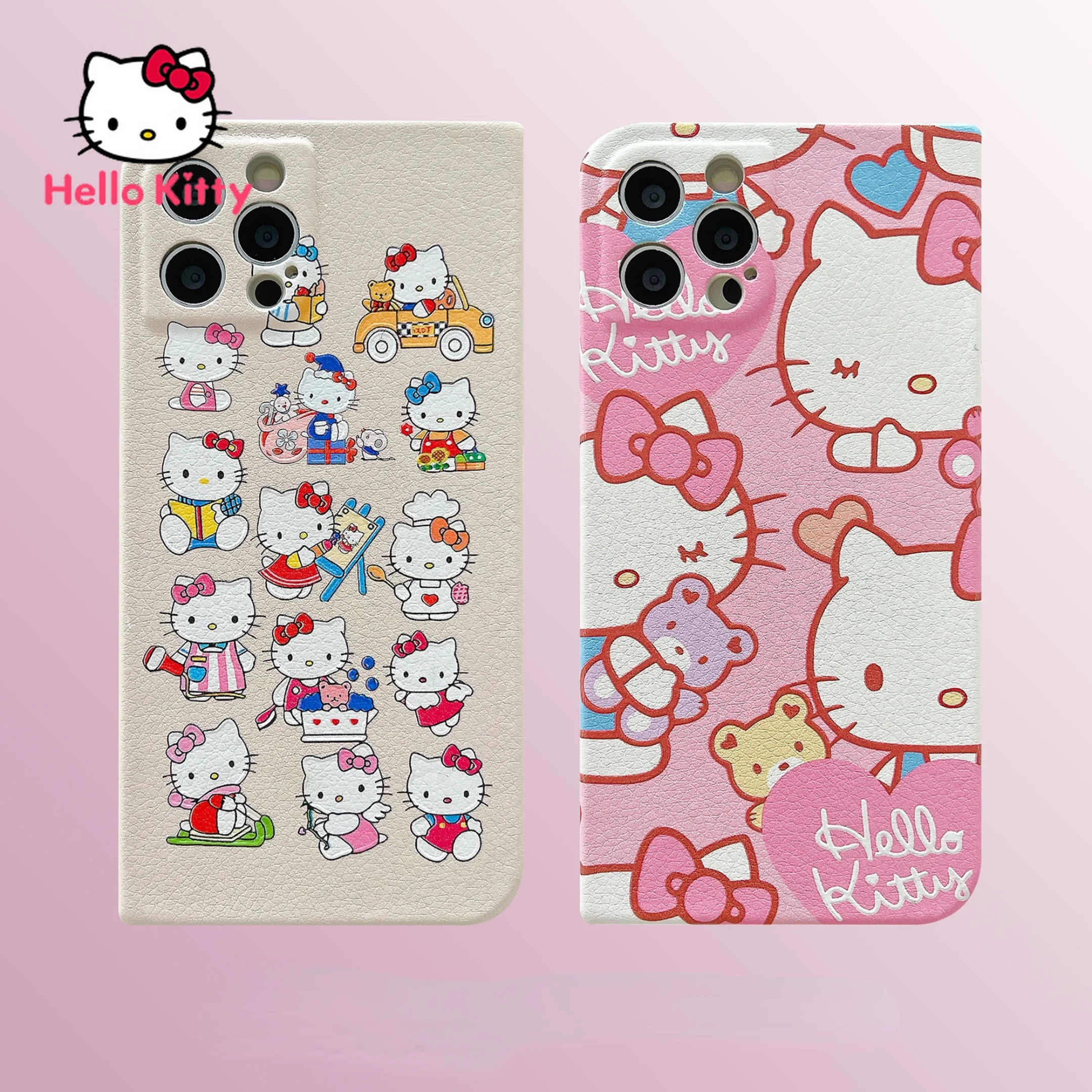 Hello Kitty for IPhone 7/8P/X/XR/XS/XSMAX/11/12Pro/12mini Cute All-inclusive Soft Leather Silicone Lens Protection Phone Case
Hello Kitty for IPhone 7/8P/X/XR/XS/XSMAX/11/12Pro/12mini Cute All-inclusive Soft Leather Silicone Lens Protection Phone Case