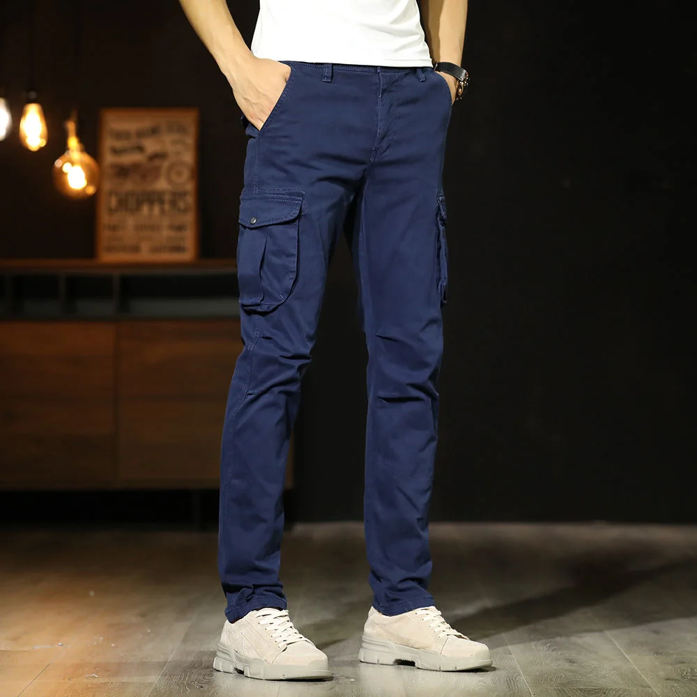 Washed and dyed outdoor overalls slim fit elastic Korean casual pants men's pants control
Washed and dyed outdoor overalls slim fit elastic Korean casual pants men's pants control