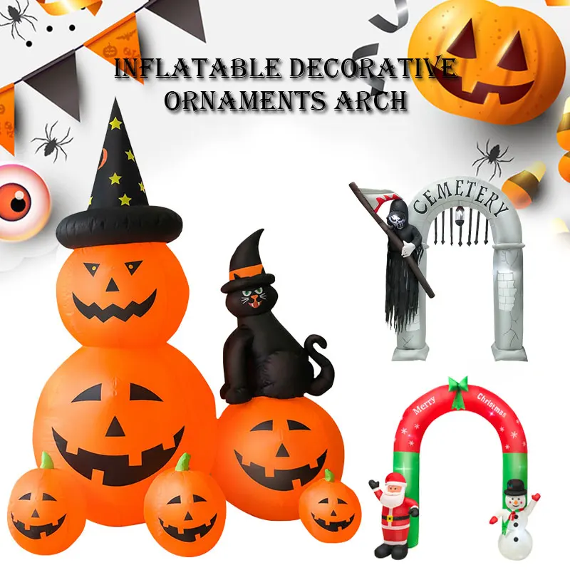 HOT Lighted Christmas Inflatable Santa and Snowman Archway with Bow LED Yard Art Decoration NDS
HOT Lighted Christmas Inflatable Santa and Snowman Archway with Bow LED Yard Art Decoration NDS