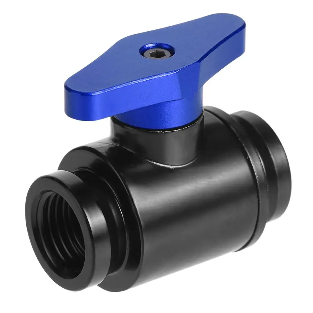 G1/4 Water Cooling Vent Valve Aluminum Handle Double Inner Teeth Water Ball Valve Waterway Control for PC Water Cooling
G1/4 Water Cooling Vent Valve Aluminum Handle Double Inner Teeth Water Ball Valve Waterway Control for PC Water Cooling
