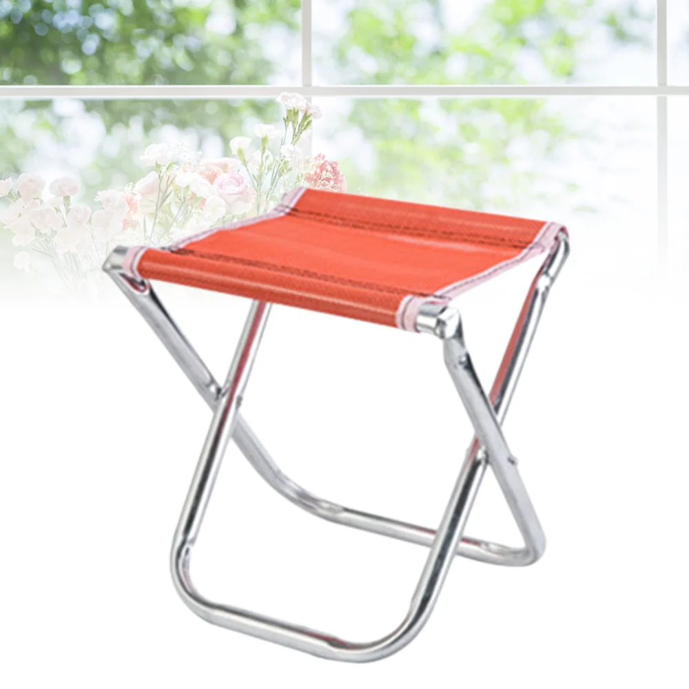 

Outdoor Folding Stool Camping Lightweight Portable Chair Fishing Travelling Beach (Random Color)