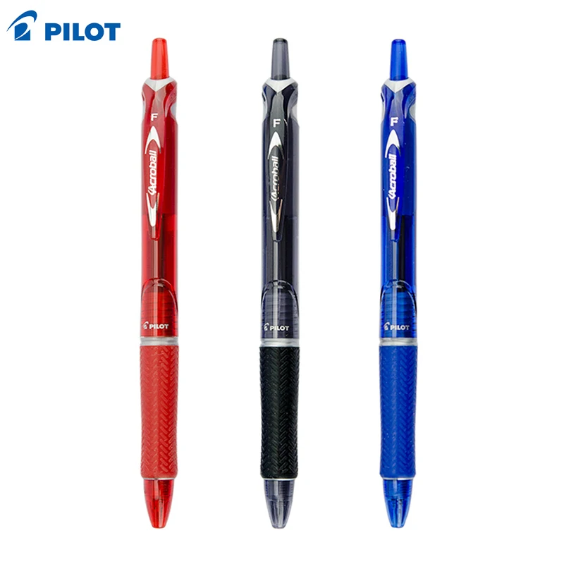 

Pilot Acroball BPAB-15F Oily Gel Pens 0.7mm Ballpoint Pen Smooth Writing Office Student Stationery Black Blue Red