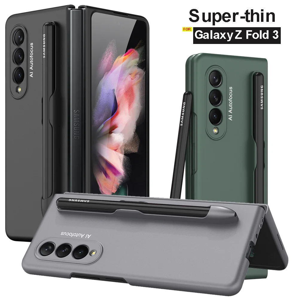 Ультратонкий матовый жесткий чехол для Samsung Galaxy Z Fold 3, чехол с S-слотом для ручки, чехол для Samsung Z Fold3, роскошный чехол с держателем для ручки 
Ультратонкий матовый жесткий чехол для Samsung Galaxy Z Fold 3, чехол с S-слотом для ручки, чехол для Samsung Z Fold3, роскошный чехол с держателем для ручки