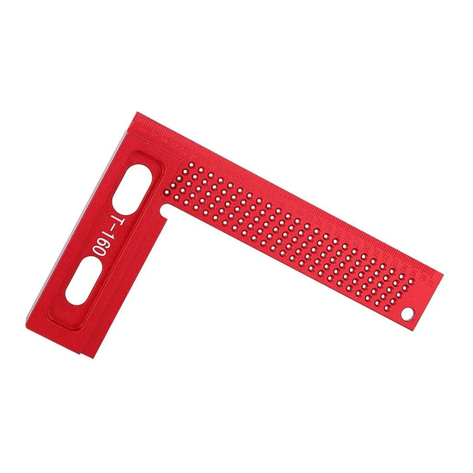 40# Scriber Mark Woodworking Hole L Type Ruler Marking Machinery Ruler Measure Tool Multifunctional durable Woodwork Parts
40# Scriber Mark Woodworking Hole L Type Ruler Marking Machinery Ruler Measure Tool Multifunctional durable Woodwork Parts