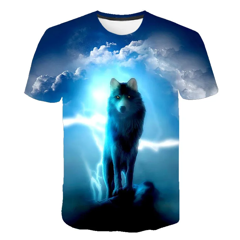 Fashion Men Tops Wolf 3D Print T-Shirt Cool Funny T Shirt Short Sleeve Tops Tshirt Male Animal Printing T-shirt Male
Fashion Men Tops Wolf 3D Print T-Shirt Cool Funny T Shirt Short Sleeve Tops Tshirt Male Animal Printing T-shirt Male