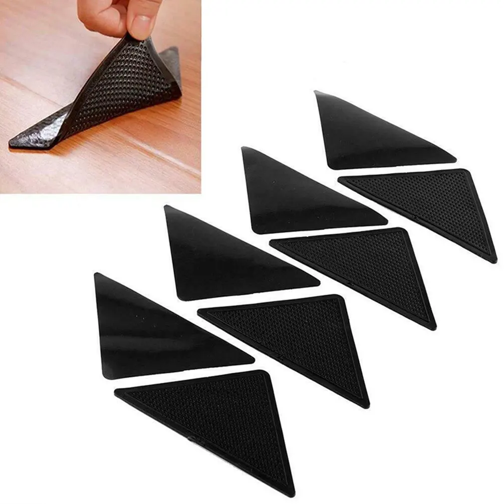 4pcs Reusable Seamless Waterproof Carpet Anti Slip Triangle Fixing Patch Carpet Non-slip Anti Curling Gripper Tape Corners Pad
4pcs Reusable Seamless Waterproof Carpet Anti Slip Triangle Fixing Patch Carpet Non-slip Anti Curling Gripper Tape Corners Pad