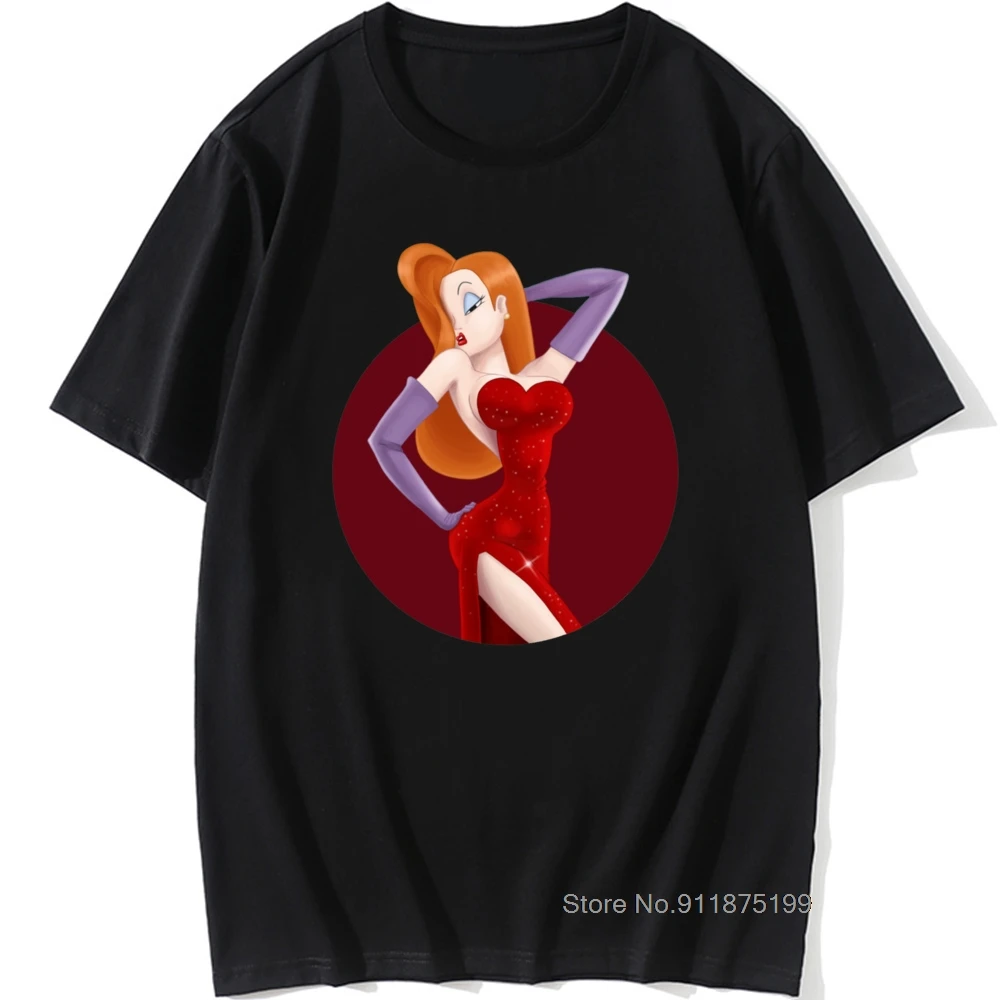 

Unique American Sleeve Tops Tees Summer O'Neck 100% Gotham Male T-shirts Jessica Rabbit Unique Tshirts Coupons