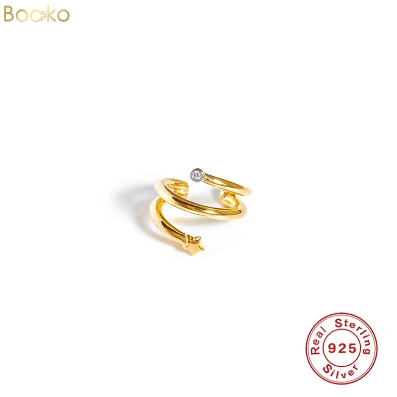 BOAKO 1PC Real 925 Sterling Silver Ear Cuff Earrings Non-Piercing Minimalist Ear Cuffs Fake Cartilage Earrs For Women Jewelry
BOAKO 1PC Real 925 Sterling Silver Ear Cuff Earrings Non-Piercing Minimalist Ear Cuffs Fake Cartilage Earrs For Women Jewelry