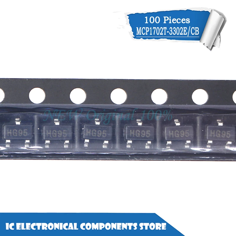 New original 100pcs/lot MCP1702T-3302E MCP1702T-3302 MCP1702T-3302E/CB MCP1702T REG LDO 3.3V 0.25A
New original 100pcs/lot MCP1702T-3302E MCP1702T-3302 MCP1702T-3302E/CB MCP1702T REG LDO 3.3V 0.25A