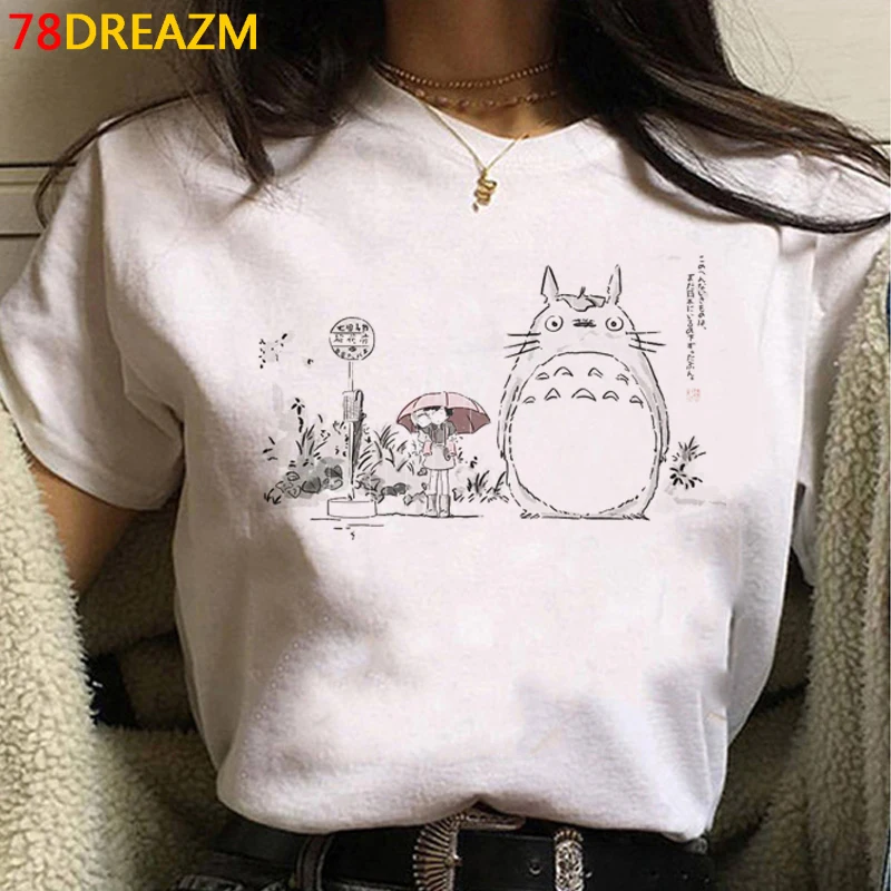 Totoro Studio Ghibli summer top female harajuku kawaii aesthetic vintage white t shirt couple clothes t-shirt ulzzang
Totoro Studio Ghibli summer top female harajuku kawaii aesthetic vintage white t shirt couple clothes t-shirt ulzzang