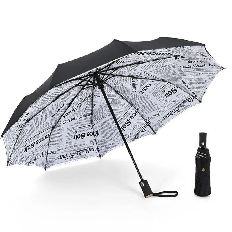 Portable automatic double umbrella 10 bone umbrella high densit windproof gold handle 0% men's business umbrella free shipping
Portable automatic double umbrella 10 bone umbrella high densit windproof gold handle 0% men's business umbrella free shipping
