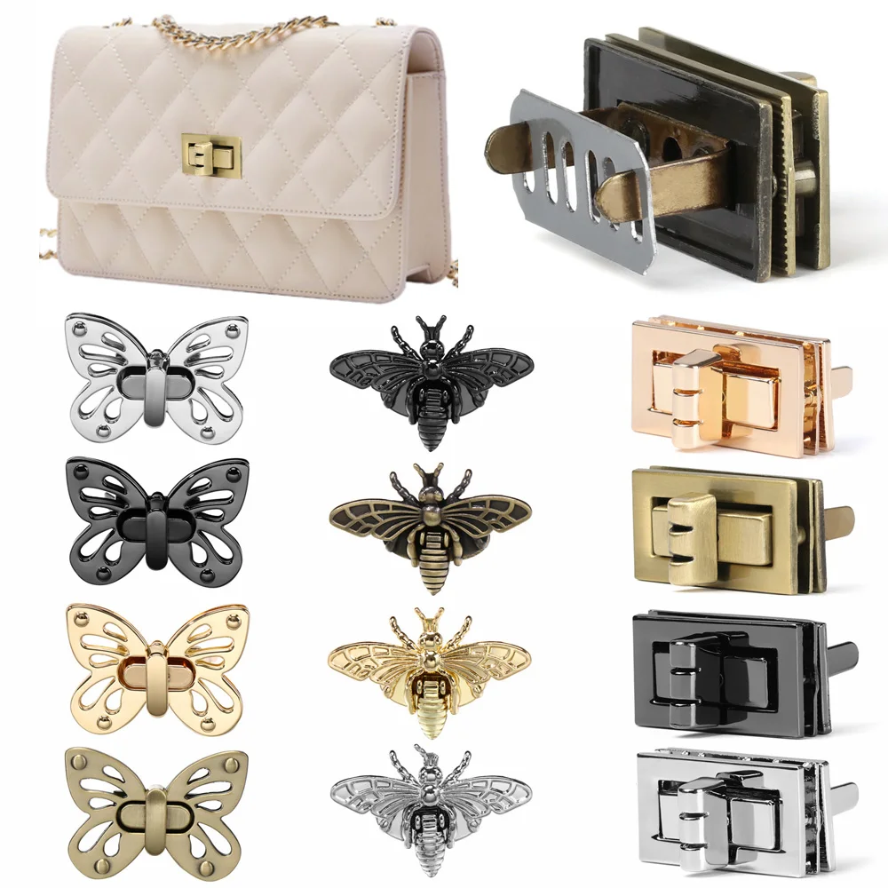New Fashion Retro Bee Clasp Turn Lock Switch Spring Lock Metal Hardware For Diy Accessories For Handbag Shoulder Bag Purse
New Fashion Retro Bee Clasp Turn Lock Switch Spring Lock Metal Hardware For Diy Accessories For Handbag Shoulder Bag Purse