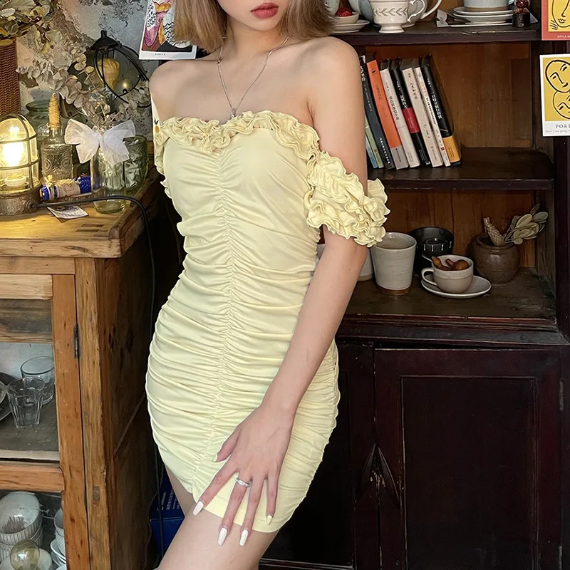 ZTONE Yellow Dress Bodycon Y2K 2021 Summer Dress For Women Sexy Short Sleeve Mini Dress Nightclub Party Casual Beachwear
ZTONE Yellow Dress Bodycon Y2K 2021 Summer Dress For Women Sexy Short Sleeve Mini Dress Nightclub Party Casual Beachwear