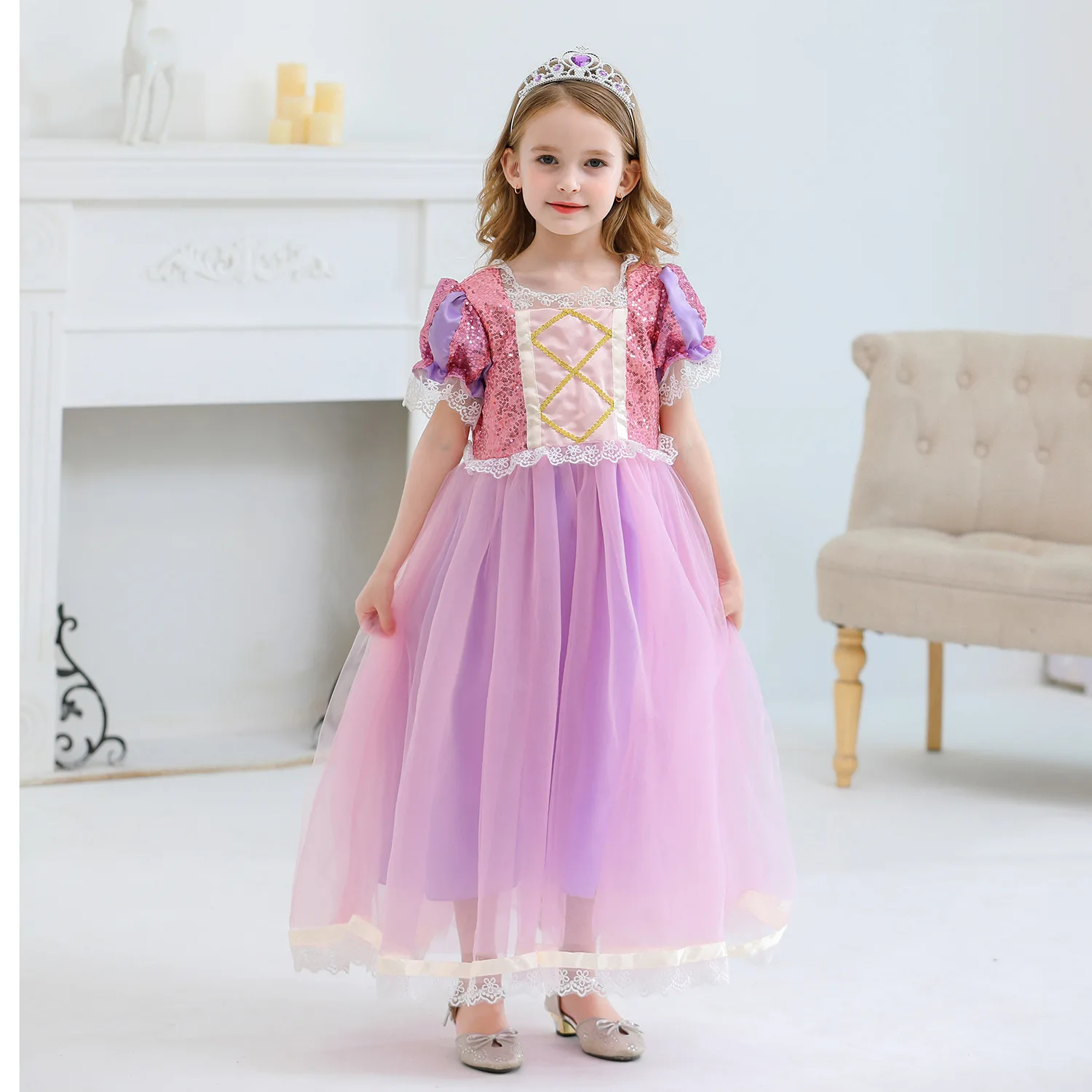 Girls Princess Rapunzel Dress Kids Fancy Tangled Princess Dresses Children Cosplay Party Costumes Girls Purple Halloween Dresses
Girls Princess Rapunzel Dress Kids Fancy Tangled Princess Dresses Children Cosplay Party Costumes Girls Purple Halloween Dresses