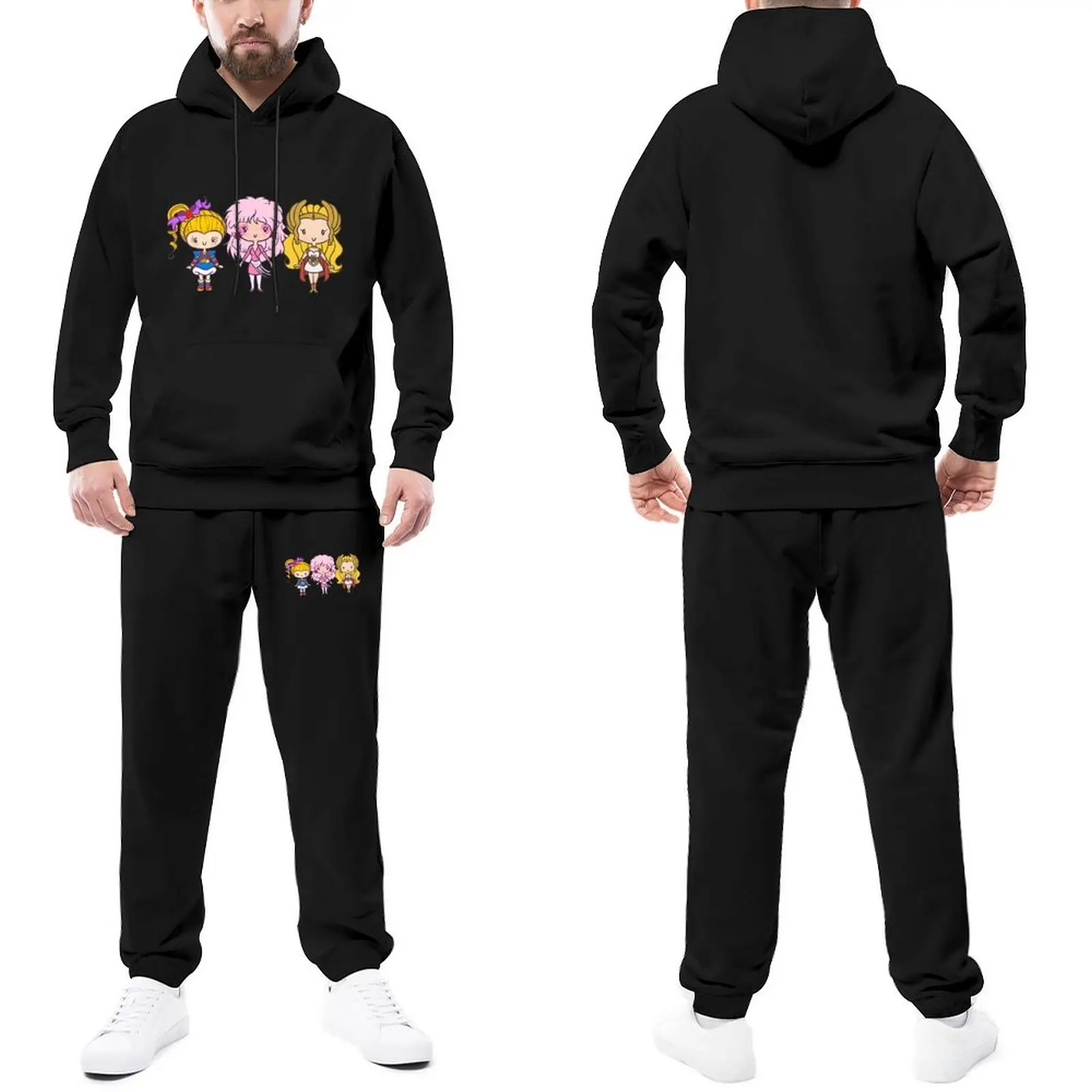 Rainbow Brite Womens Tracksuit Set Lil CutiEs Eighties Ladies Style Sweatsuits RunningSweatpants and Hoodie Set Man
Rainbow Brite Womens Tracksuit Set Lil CutiEs Eighties Ladies Style Sweatsuits RunningSweatpants and Hoodie Set Man