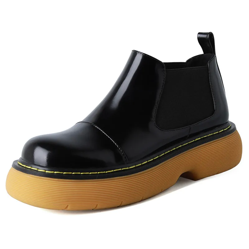 Spring Autumn Casual Real Leather Women's Chelsea Boots Platform Handmade Female Ankle Boots White Black Fashion Ladies Shoes
Spring Autumn Casual Real Leather Women's Chelsea Boots Platform Handmade Female Ankle Boots White Black Fashion Ladies Shoes
