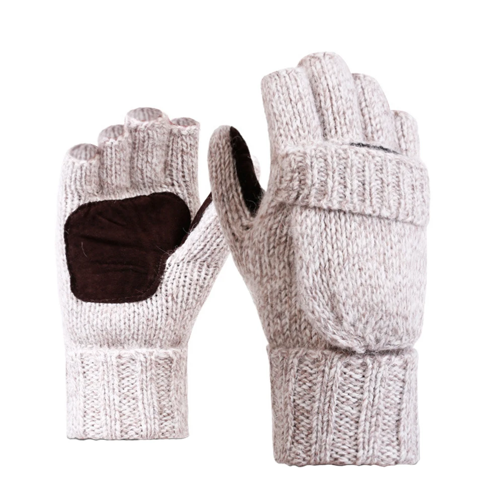 Women Men Artificial Wool Portable Half-finger Gloves Warm Winter Typing Windproof Knitting Writing Flip Top Multipurpose
Women Men Artificial Wool Portable Half-finger Gloves Warm Winter Typing Windproof Knitting Writing Flip Top Multipurpose