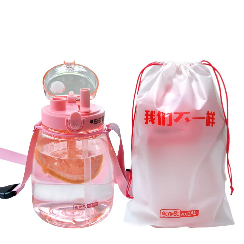 Sports cup double drinking cup lovely simple wind strap outdoor portable kettle large capacity
Sports cup double drinking cup lovely simple wind strap outdoor portable kettle large capacity