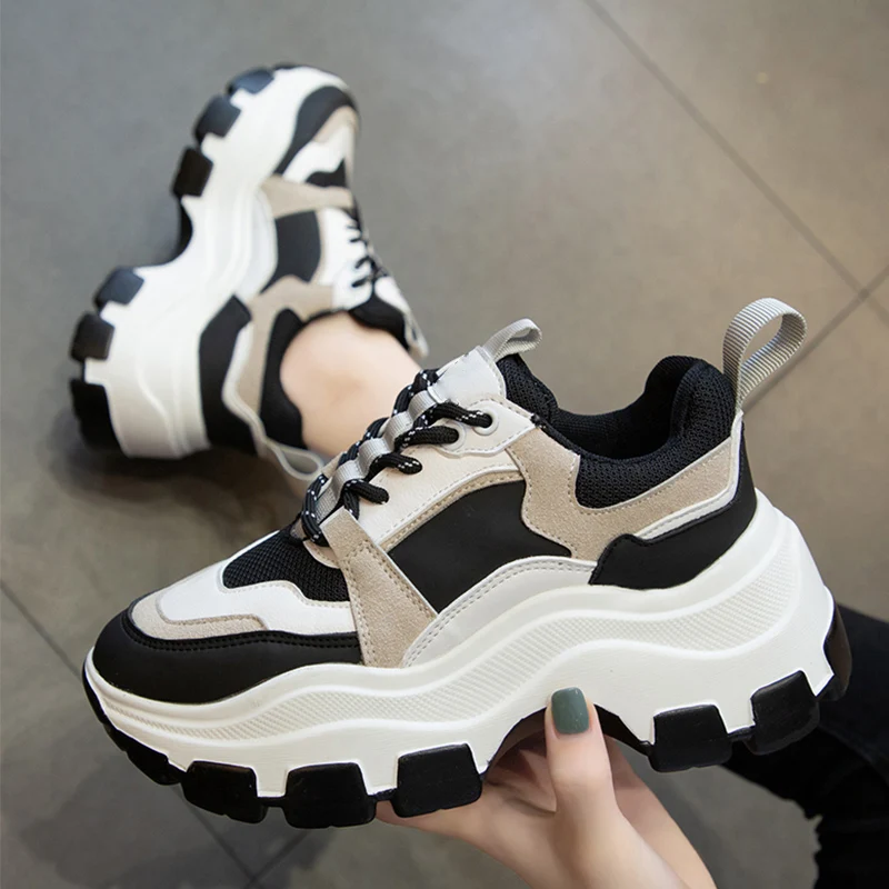 Women's Sneakers Thick Bottom Vulcanize Shoes Fashion Breathable Casual Running Shoe for Woman 2020
Women's Sneakers Thick Bottom Vulcanize Shoes Fashion Breathable Casual Running Shoe for Woman 2020