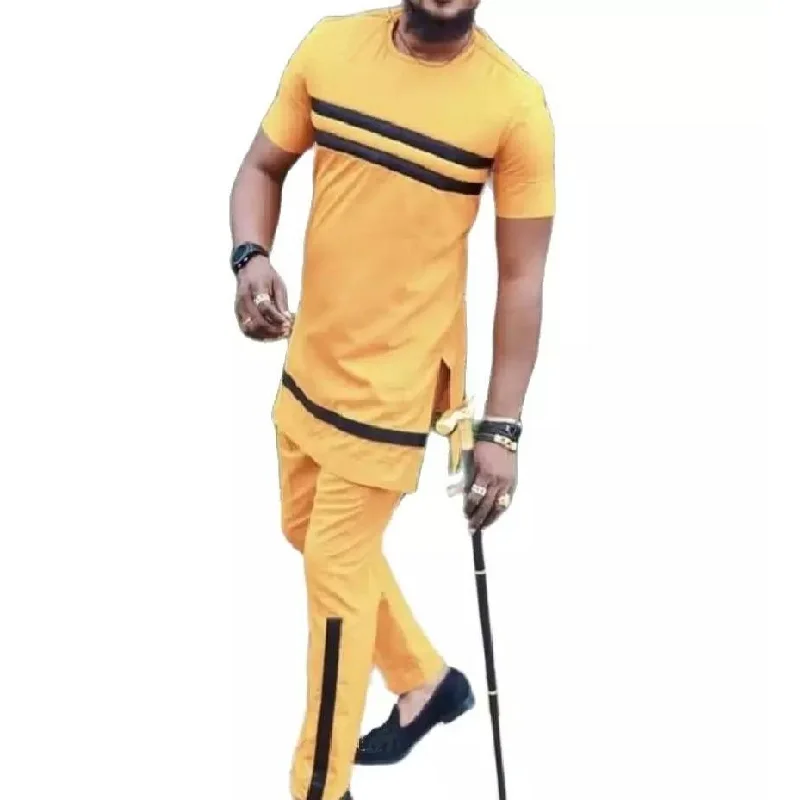 African Clothes Men Shirts With Pants Patchwork Sets Cotton Tops+Trousers Male Nigerian Fashion Outfits Customized
African Clothes Men Shirts With Pants Patchwork Sets Cotton Tops+Trousers Male Nigerian Fashion Outfits Customized