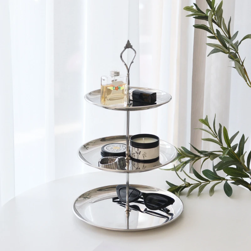 1Pc 2/3 Layer Detachable Cake Stand Stainless Steel Sundries Display Holder Fruit Snack Candy Tray
1Pc 2/3 Layer Detachable Cake Stand Stainless Steel Sundries Display Holder Fruit Snack Candy Tray