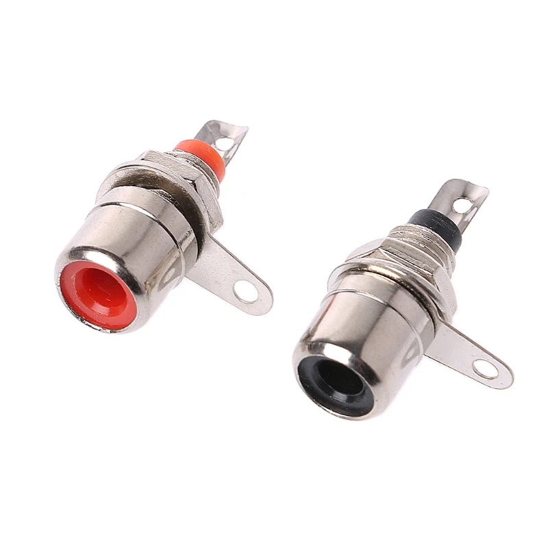 10 Pcs Nickel Plated RCA Phono Chassis Panel Mount Female Socket Adapter Red+Black Y4UE
10 Pcs Nickel Plated RCA Phono Chassis Panel Mount Female Socket Adapter Red+Black Y4UE