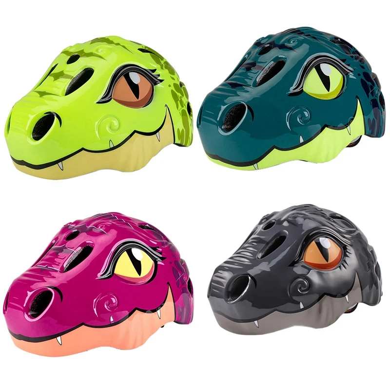 Kids Bike Helmet Design Dinosaur Pattern Safety Cycling MTB Bike Ultralight Helmet Adjustable From Toddler
Kids Bike Helmet Design Dinosaur Pattern Safety Cycling MTB Bike Ultralight Helmet Adjustable From Toddler