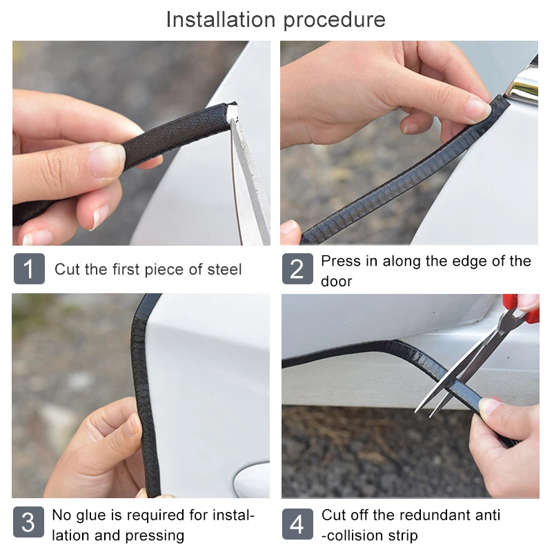 SPEEDWOW Car Door Edge Protector Strip Auto Sealing Guard Trim U Shape Edge Trim Seal Protector Decorative Protector Seal Strip
SPEEDWOW Car Door Edge Protector Strip Auto Sealing Guard Trim U Shape Edge Trim Seal Protector Decorative Protector Seal Strip