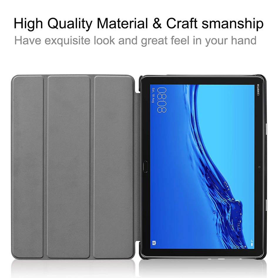 MTT Tablet Case For Huawei MediaPad M5 Lite 10 10.1 inch PU Leather Folio Flip Stand Cover Protective Funda BAH2-W19 BAH2-W09
MTT Tablet Case For Huawei MediaPad M5 Lite 10 10.1 inch PU Leather Folio Flip Stand Cover Protective Funda BAH2-W19 BAH2-W09