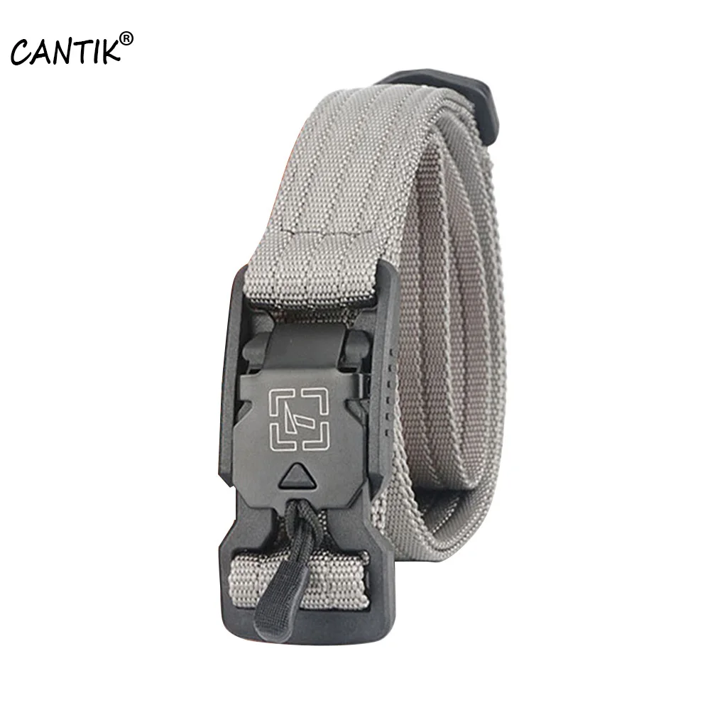 

CANTIK New Unisex Youth Style Simple Waistband Nylon Belt Sports Outdoor Multi-functional Tactical Belts 3.5cm Width CBCA224