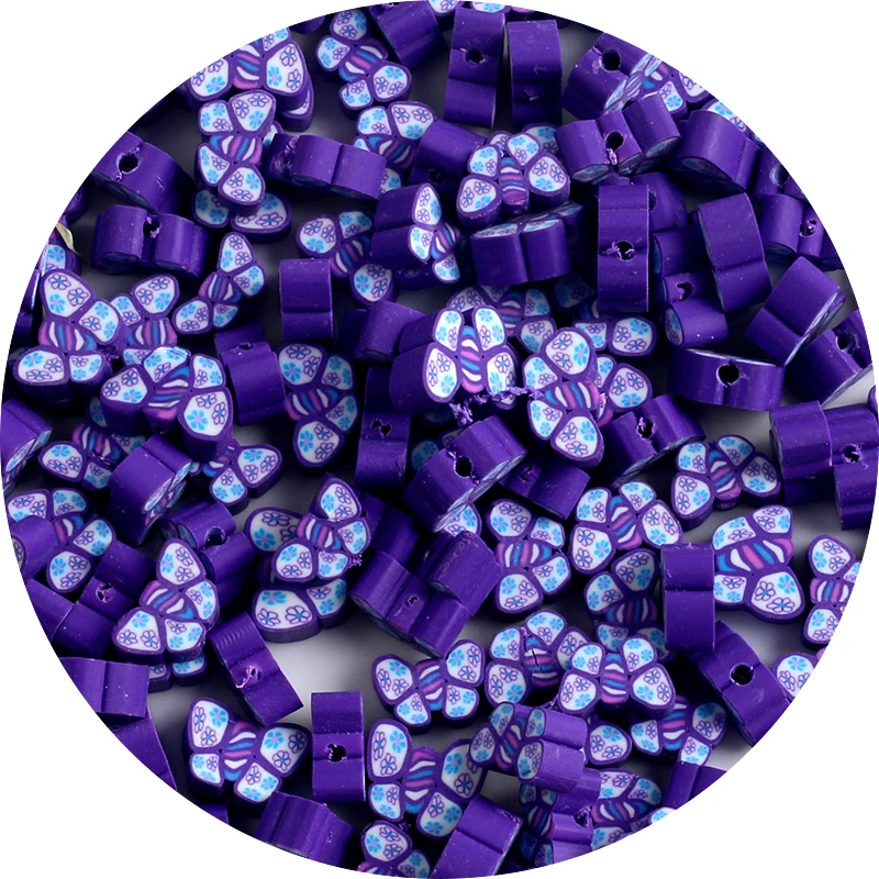 30pcs 10mm Purple Butterfly Beads Polymer Clay Spacer Loose Beads for Jewelry Making Bracelet DIY Necklace Accessories
30pcs 10mm Purple Butterfly Beads Polymer Clay Spacer Loose Beads for Jewelry Making Bracelet DIY Necklace Accessories