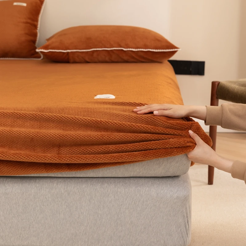Thicken Mattress Cover Queen Solid Winter Bed Cushion Cover Warm Fitted Sheet Kids Bed Cover 120x200 Matress for Bed 150x200
Thicken Mattress Cover Queen Solid Winter Bed Cushion Cover Warm Fitted Sheet Kids Bed Cover 120x200 Matress for Bed 150x200