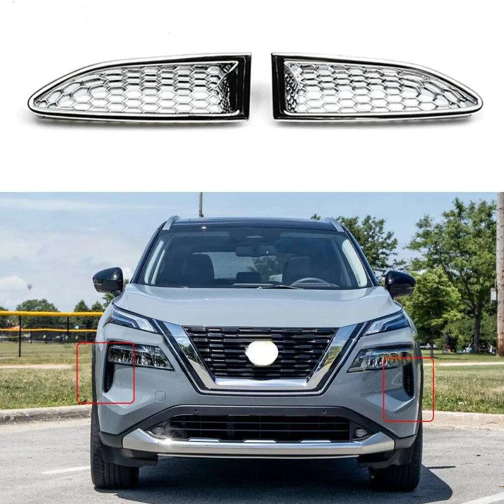 2 Pcs Chrome Front Fog Light Lamp Trim Covers For Nissan Rogue 2021 2022 Auto Replacement Parts Anti Collision Strip
2 Pcs Chrome Front Fog Light Lamp Trim Covers For Nissan Rogue 2021 2022 Auto Replacement Parts Anti Collision Strip