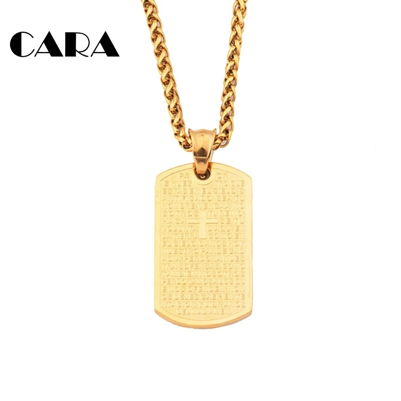 2020 NEW 316L stainless steel Gold color Text & Cross square tablet necklace charm with 60cm snake chain necklace CAGF0316
2020 NEW 316L stainless steel Gold color Text & Cross square tablet necklace charm with 60cm snake chain necklace CAGF0316