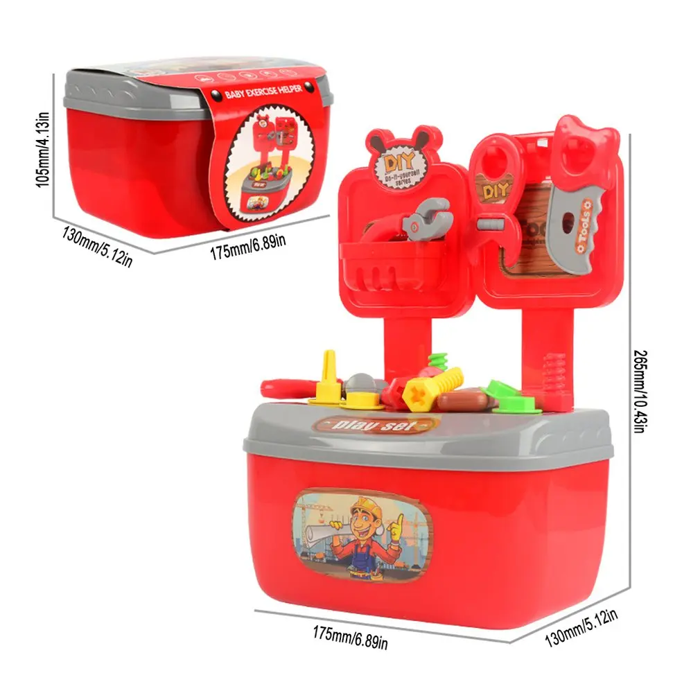 Children'S Toolbox Play House Toy 22 Sets Of Portable Repair Kit Toy Set Kindergarten Children'S Toys
Children'S Toolbox Play House Toy 22 Sets Of Portable Repair Kit Toy Set Kindergarten Children'S Toys