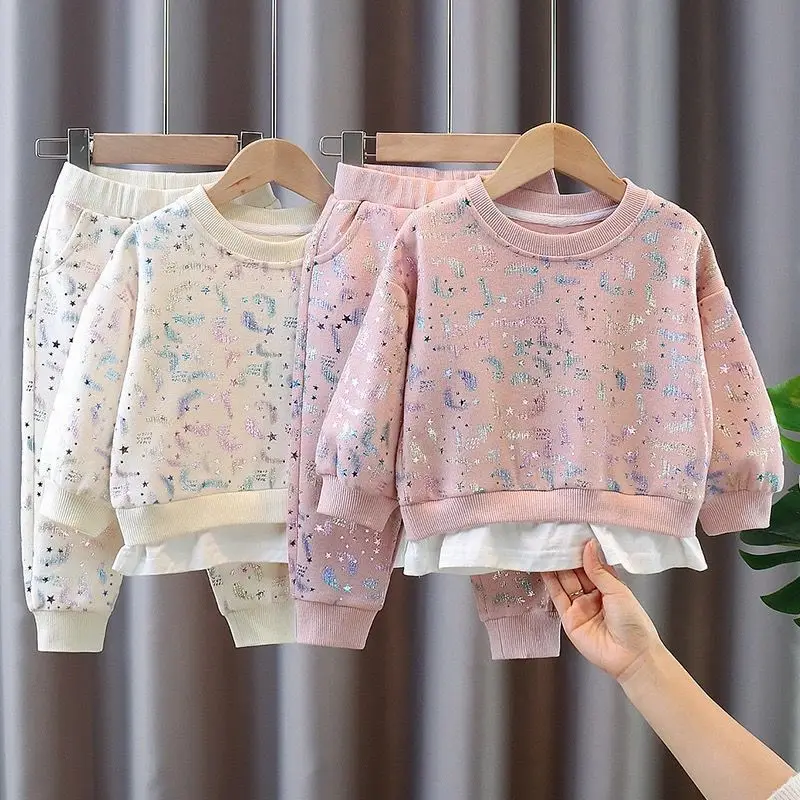 Girl's New Autumn Children's Fashion Printing Two Piece Suit Children's Clothing
Girl's New Autumn Children's Fashion Printing Two Piece Suit Children's Clothing