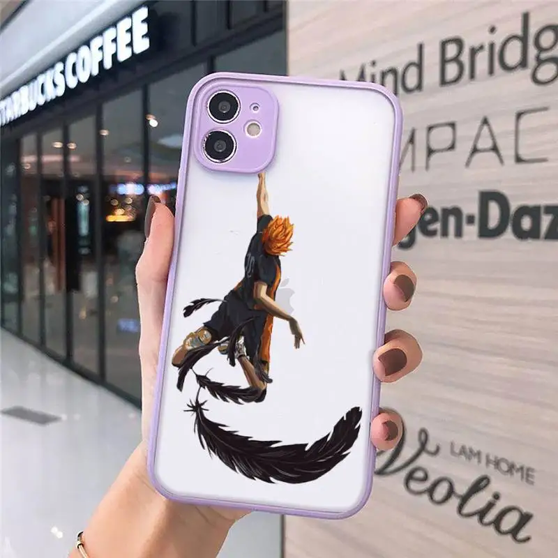 Haikyuu Hinata attacks Anime Phone Cases Matte transparent For Purple iPhone 12 Mini 11 Pro XR XS Max 7 8 Plus X Back Cover
Haikyuu Hinata attacks Anime Phone Cases Matte transparent For Purple iPhone 12 Mini 11 Pro XR XS Max 7 8 Plus X Back Cover